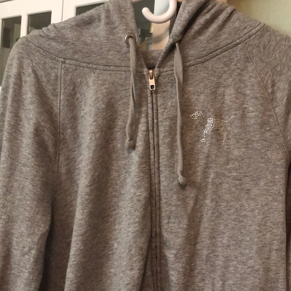 VS Pink Zip Hoodie